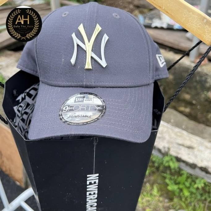 Topi New Era NY Metallism 2tone Metal Logo 1jt% Original BNWT "Resmi"