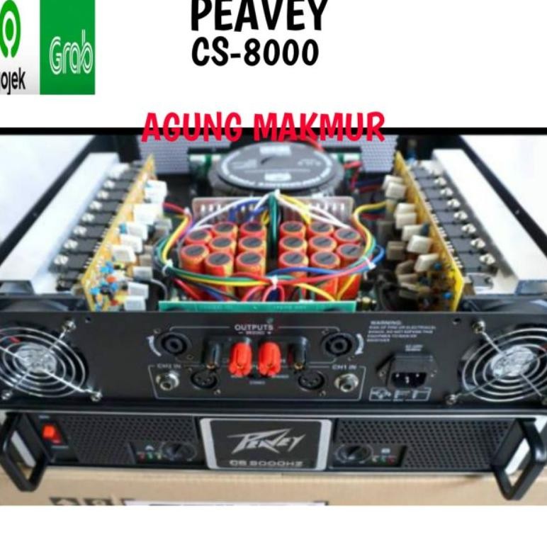 ready  Power Amplifier Peavey CS8000HZ / Power Peavey  CS 8000 HZ