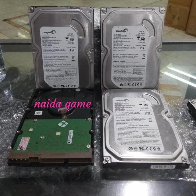 HDD/HARDISK INTERNAL PS2 160GB SEAGATE SLIM / HDD NA 160GB + GAME