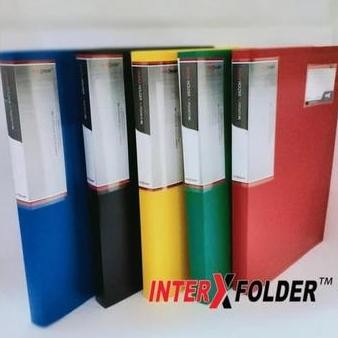 

new !!! INTERX Clear holder 100 lembar F4 Folio INTER X murah