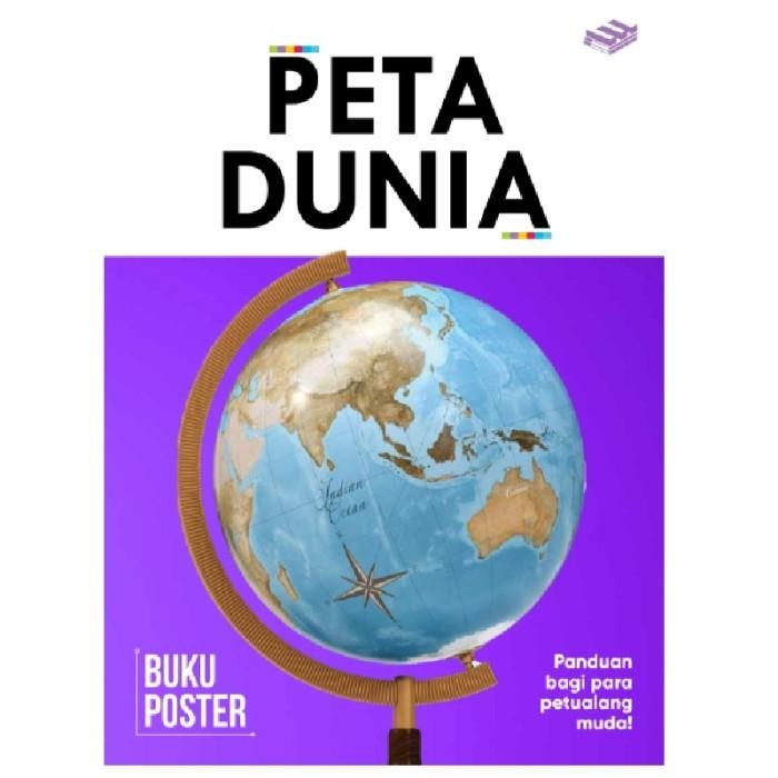 Buku Poster Peta Dunia Erlangga Pengetahuan
