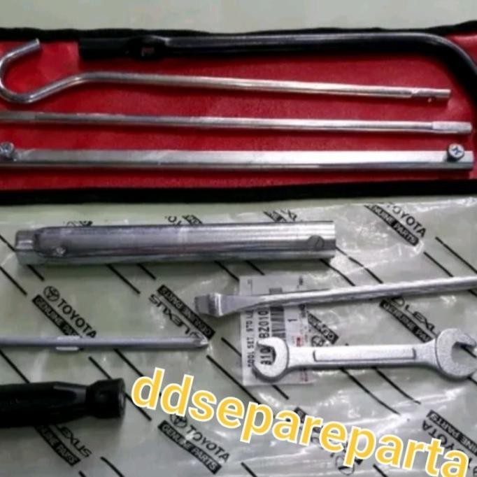 #####] Tool Kit Kunci Roda Gagang Ban serep Avanza Xenia Rus Terios Original
