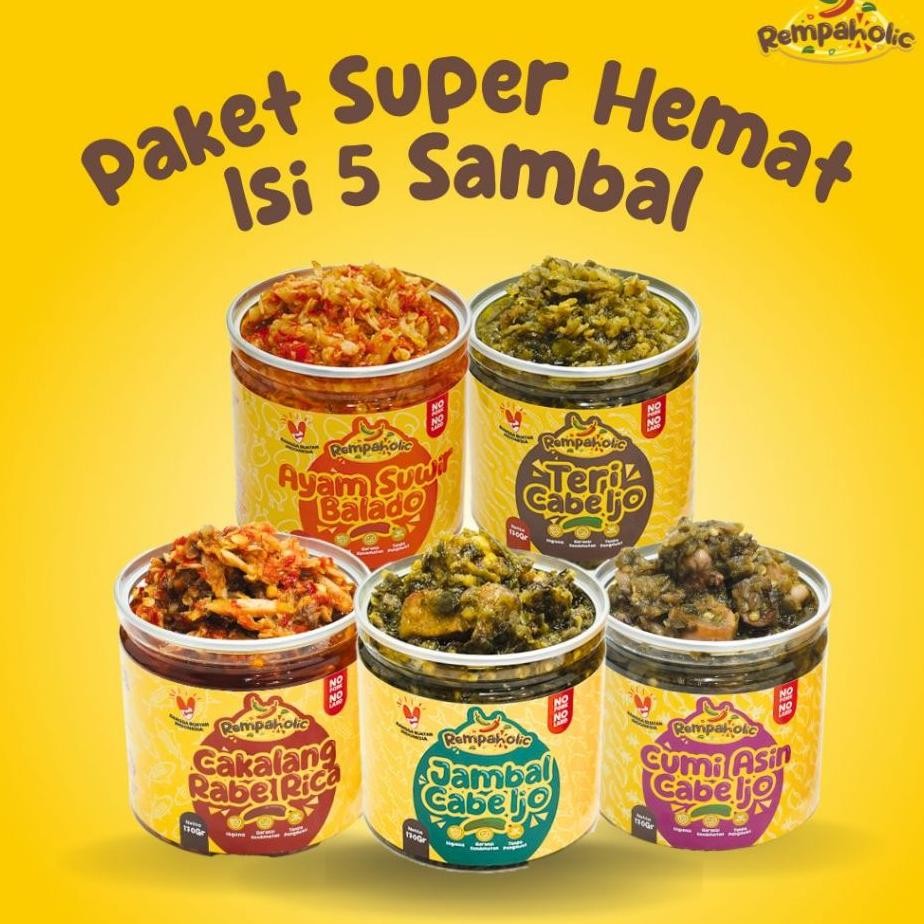 

Rempaholic Paet Hemat Ambal Ii 5 Beba Pilih Varian 170Gr