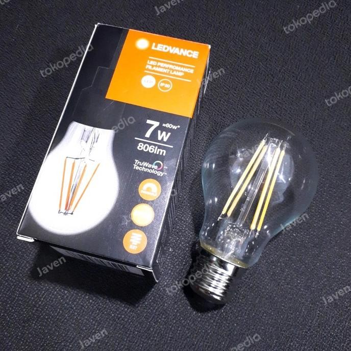 siap kirim] Bohlam Lampu Classic LED Filamen 7W E27 - LEDVANCE