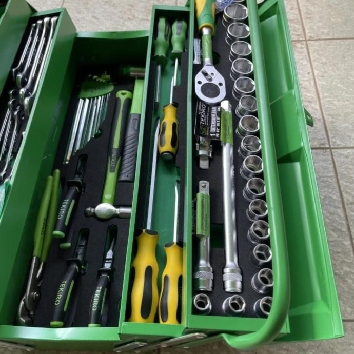 MEKANIK TOOL SET 66 PCS TEKIRO TOOLS BOX SET / PERALATAN PERKAKAS