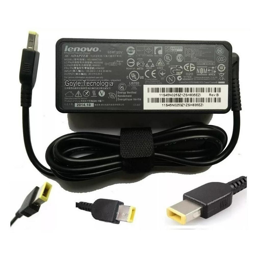 Adaptor Charger Laptop Original Lenovo Thinkpad Ideapad 20V-3.25A USB g40 g400s g40-30 t460s x260 L4