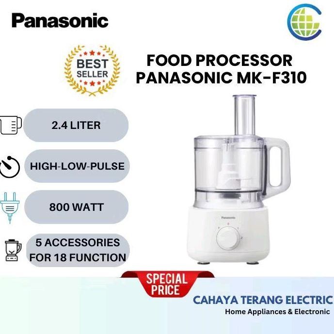 food processor panasonic mk-f310 2.4 liter chopper penggiling daging