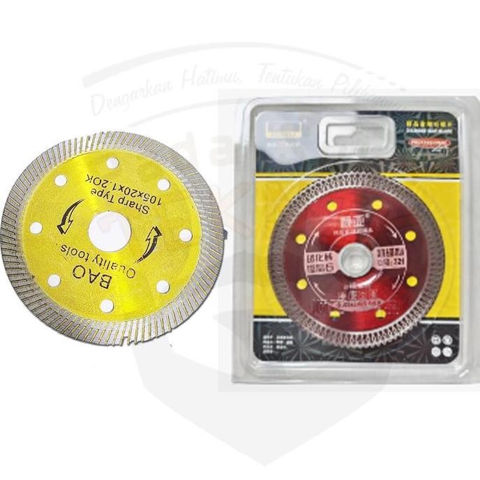 {{{{}}] Paket 2 Pcs Mata Gerinda Pemotong Kramik Granit Adu Manis Slim Tipis