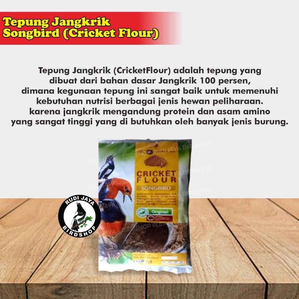 Gh-67 Tepung Jangkrik Songbird Song Bird 1 Sachet Ef Ekstra Fooding Pakan Umpan Mancing Dan Makanan 