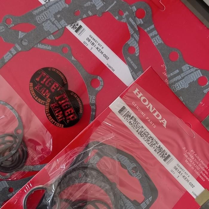 Packing Paking Perpak Topset Ori Tiger Mega Pro Old Gasket Set A B Original Dan Terpercaya