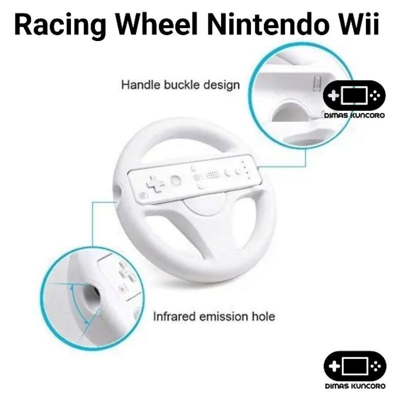 Racing Wheel Nintendo Wii steering stir wiimote remote mario kart remote