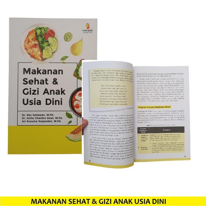 Buku Makanan Sehat Dan Gizi Anak Usia Dini Dr Eko Setiawan Erlangga