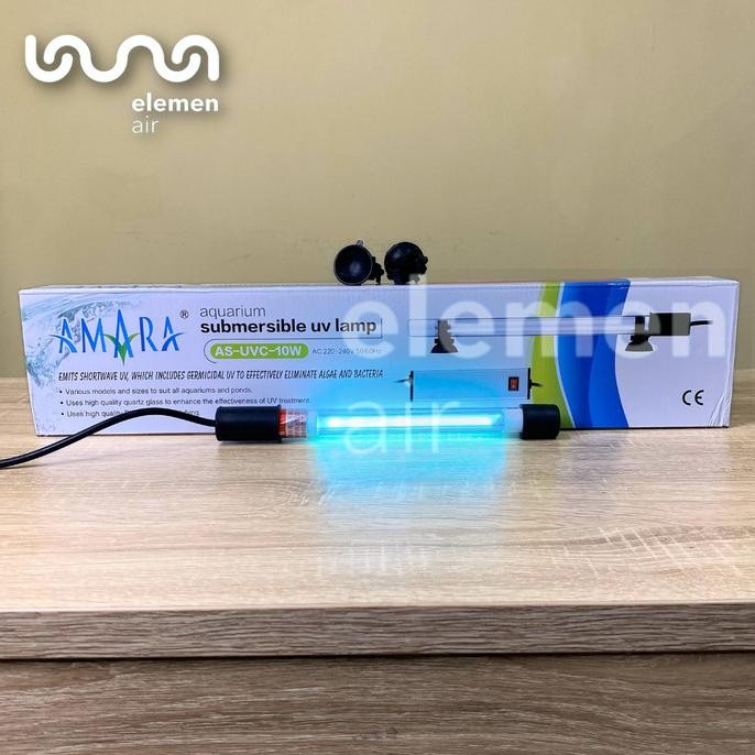Terlaris Lampu Uv Amara Uv Submersible Lamp As - Uvc Ultraviolet Ultra Violet Lamp 10 Watt 15 Watt 2
