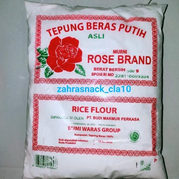 

Terlaris Tepung Beras Rose Brand 500Gr
