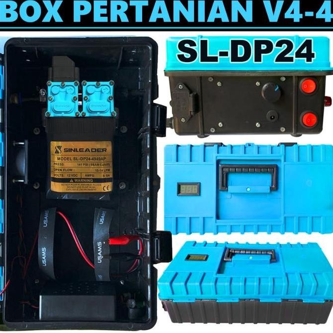 Pompa Box Pertanian Tanpa Gendong Sinleader Dual Pump New Stok