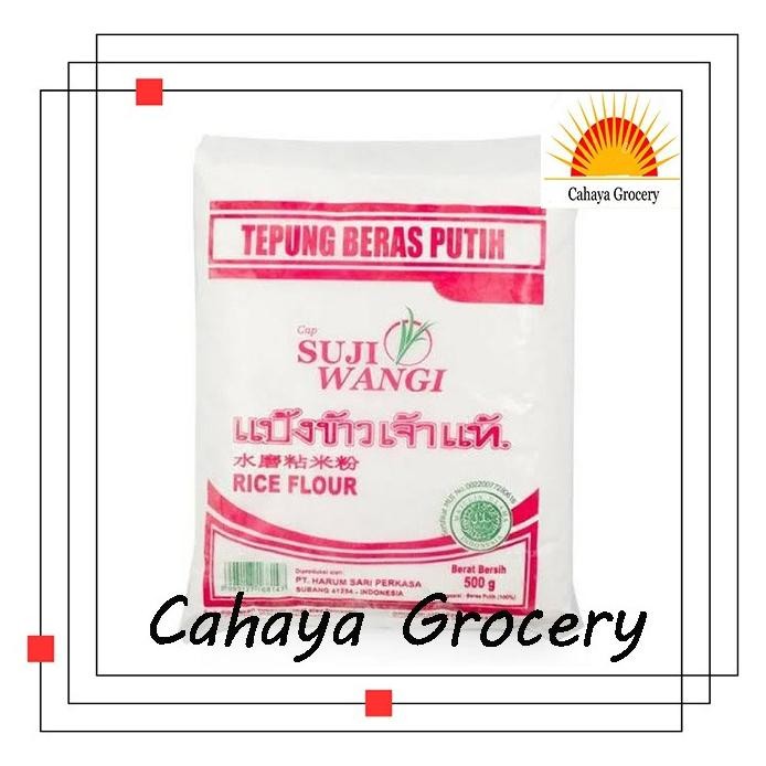 

Terlaris Tepung Beras Suji Wangi (Thailand) 500Gr
