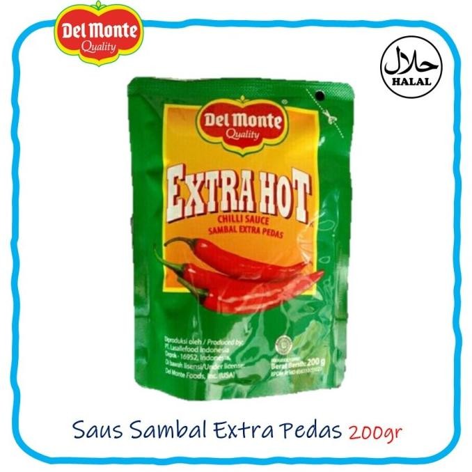 

DELMONTE Saus Sambal Extra Hot 200gr Chili Sauce