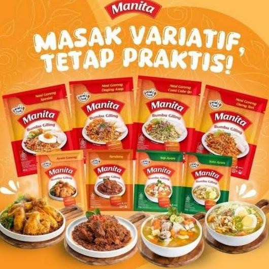 

MANITA Bumbu Nasi Goreng Bumbu Masak Siap Saji Enak dan Praktis Tanpa Bahan Pewanget
