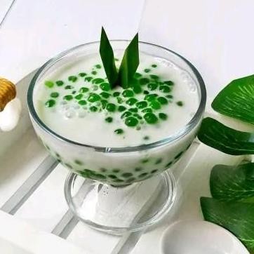 Baru !!! Sagu Mutiara hijau/Sagu Mutiara Putih/Sagu dawet Cendol kenyal/Bubur Mutiara Hijau Bebas gu