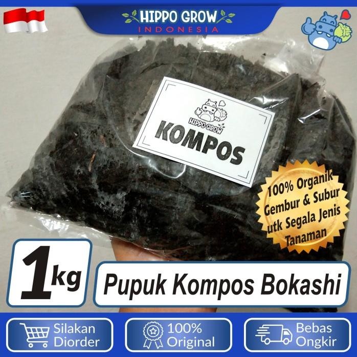 

Terlaris 1 Kg Pupuk Organik Kompos Bokashi Topsoil Nutrisi Tanaman