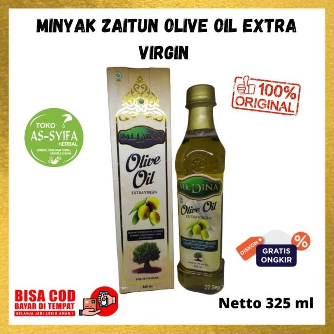 

Baru Minyak Zaitun Medina 325 ml Minyak Zaitun Extra Virgin Olive Oil Asli