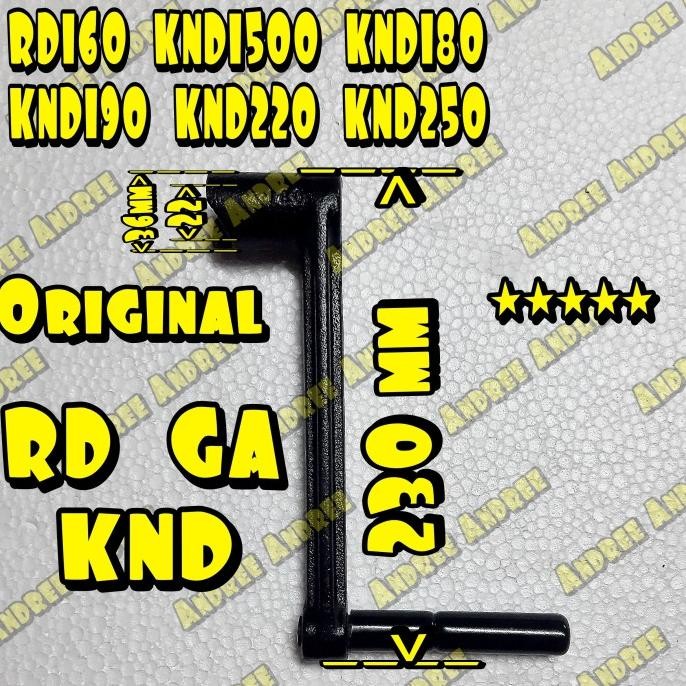 Rd 160 Knd 220 250 Rd Ga Knd Starting Handle Engkol Kubota Original New Stok