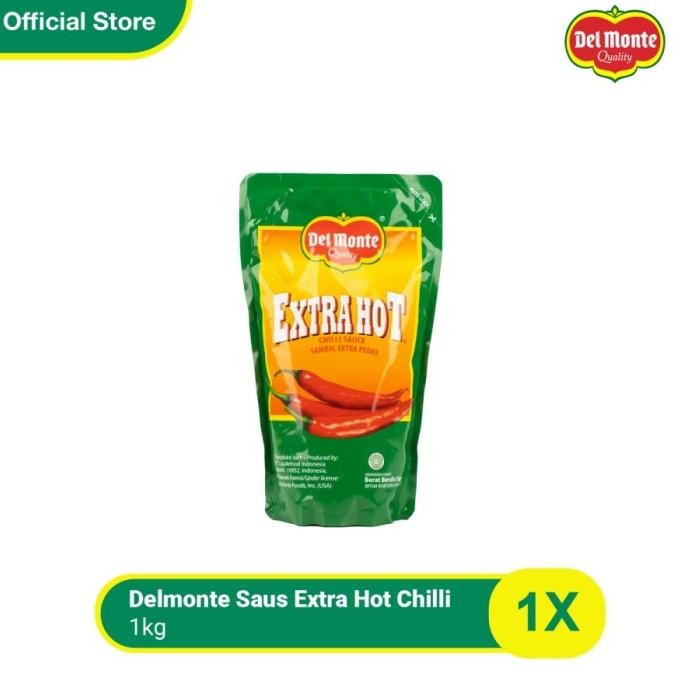 

Delmonte Saus Sambal Extra Hot Pouch 1 kg - Delmonte Extra Hot Chili Sauce Refill Pouch 1KG Saos Sambal Ekstra Pedas Extra Pedas