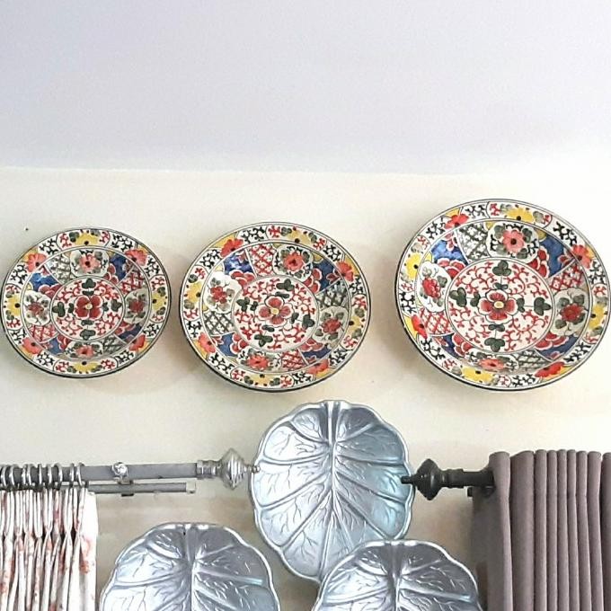 Hiasan Dinding Piring Antik (1set : 3buah)