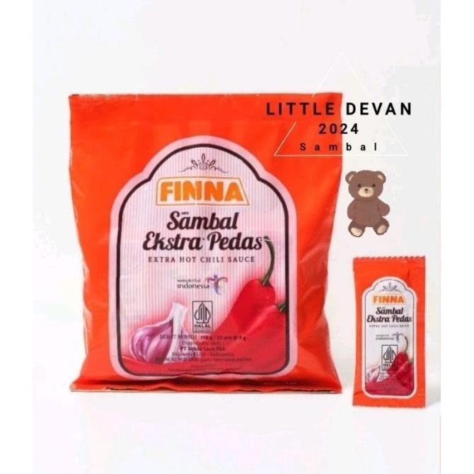 

Finna Saus Extra Pedas sachet 22 scht @ 9 gr