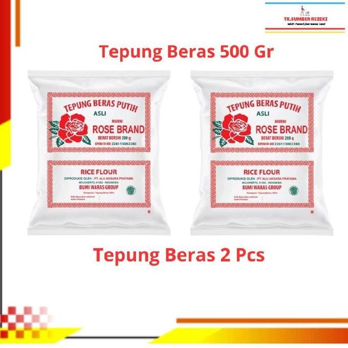 

Terlaris [Paket Hemat Isi 2] Tepung Beras Putih Rosebrand 500 Gr Promo Murah/ Rosebrand Tepung Beras Putih 500 Gr Promo Murah
