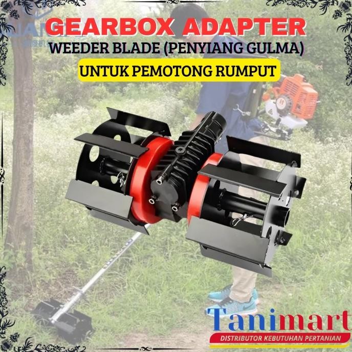 Mini Tiller Rotari/Cakar Baja / Adapter Mesin Pemotong Rumput / Rotari New Stok