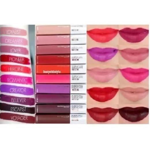 Maybelline Superstay Super Stay Matte Ink Lip Cream Color  Coffee Edition 5Ml Lipstick Gloss Termura