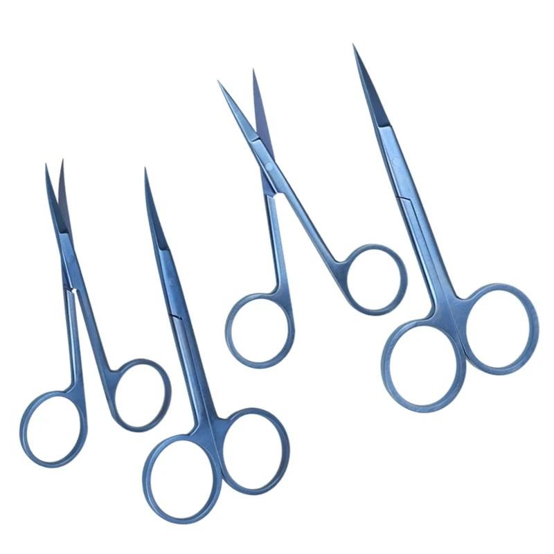 

GREATLH, 1 unit, gunting kelopak mata titanium, gunting bedah medis, alat kelopak mata ganda, instru