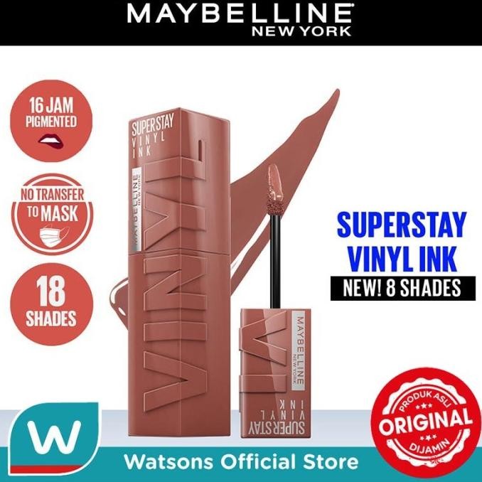Maybelline Superstay Vinyl Ink Tint Lip 120 Punchy Termurah