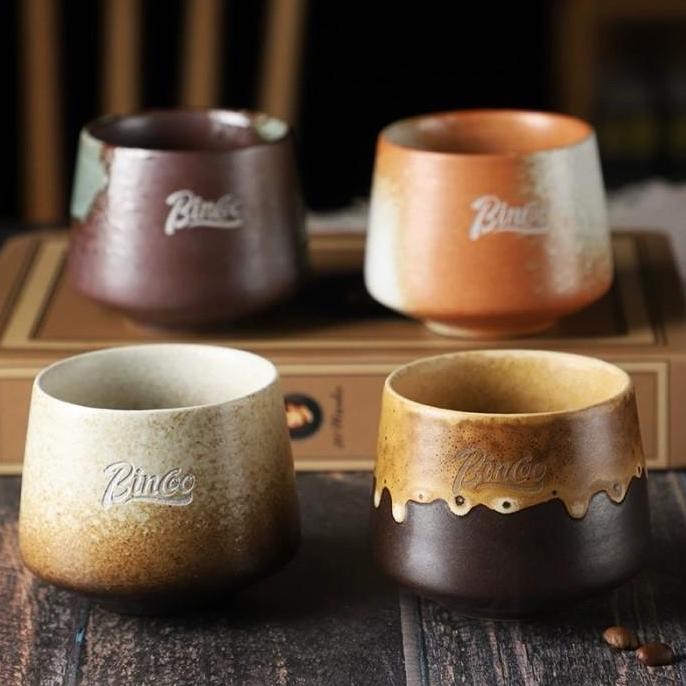 Terlaris Japanese Vintage Ceramic Coffee Latte Matcha Cup