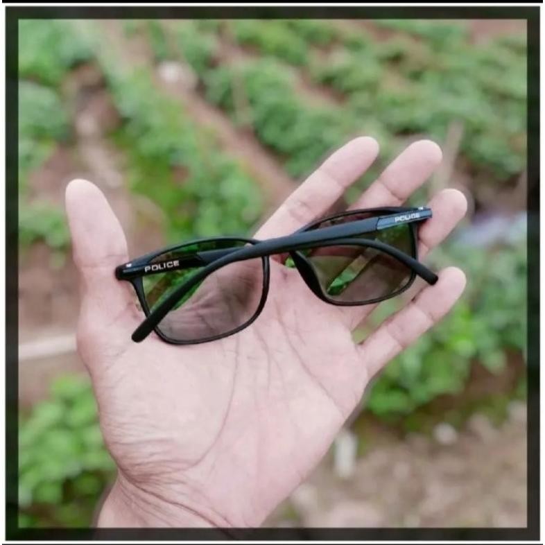 Aw89 gfd-6 Kacamata Polarized Lensa Anti Radiasi Frame Police / Kaca Mata Hitam Pria dan Wanita Hema