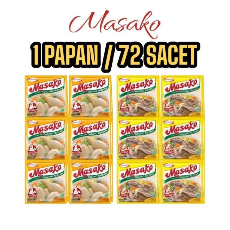 

Terbaru 72 SACET MASAKO AYAM DAN SAPI (8.5GR/SACET)
