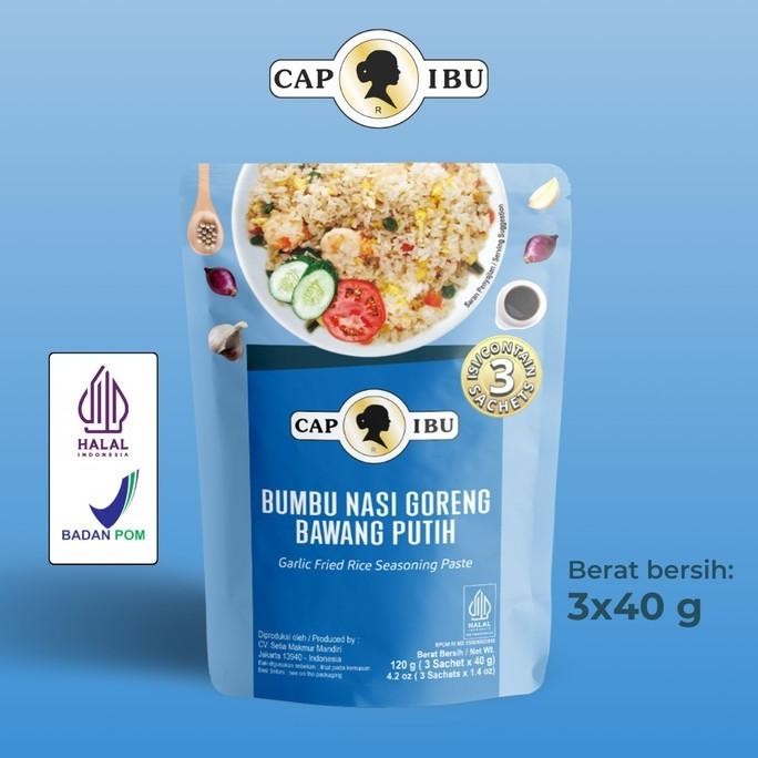 

CAP IBU Bumbu Nasi Goreng Bawang Putih Pouch - Bumbu Masak Instan