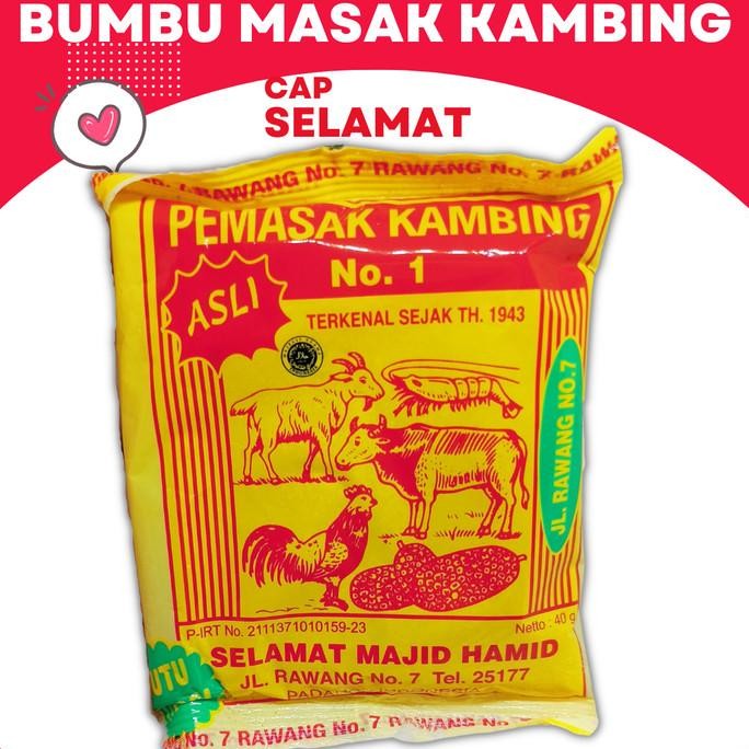 

Bumbu Masak Kambing Cap Selamat