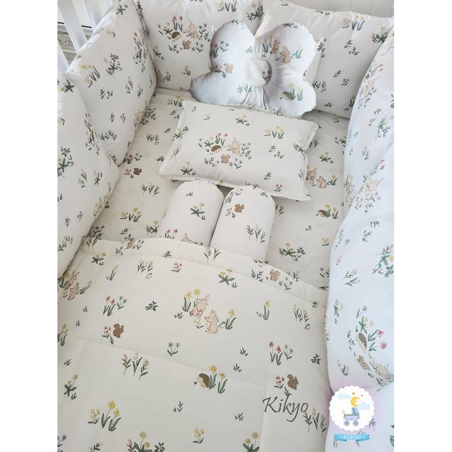 TERLARIS - Bumper set katun jepang / bumper box bayi komplit katun jepang