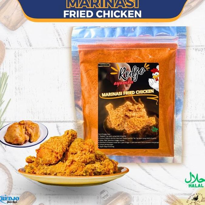 

Bumbu Marinasi Fried Chicken Tepung Marinasi Ayam Serbaguna Crispy Premium Siap Masak Redjo Ayamku