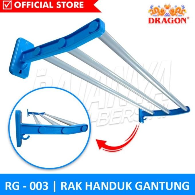 Terlaris Jemuran Handuk Dinding Baju Towel Alumunium Jemuran Jumbo Dragon SALE