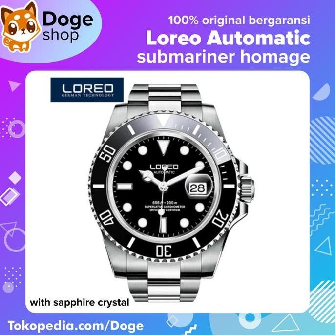 Loreo Automatic Submariner Homage Alt. Pagani Design Automatic Watch