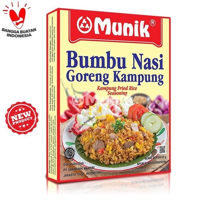 

Bumbu Masak instant Bumbu Munik Nasi Goreng Kampung 60 gr Pasti Enak
