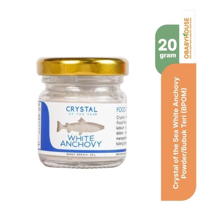 

Terbaru Crystal of the Sea White Anchovy Powder / Bubuk Teri 20 gr (BPOM)