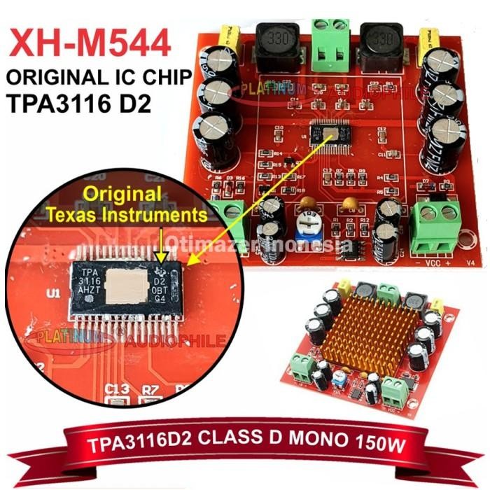 Tpa3116 Amplifier Mono 150W Tpa3116D2 Class D Amplifier 150W Xh M544