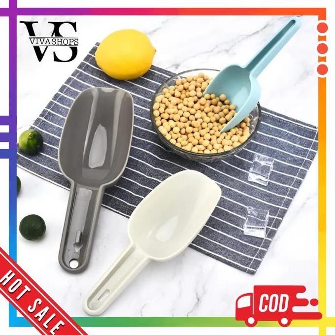 

Terlaris Scoop Es Plastik Multifungsi / Sendok Plastik Es Batu Sendok Takar Beras Sendok Tepung Multifungsi Ice Cube Spoon