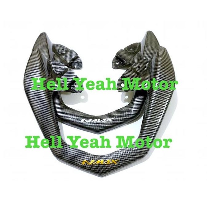 New Cover Behel Nmax Carbon + Tulisan Gold Murah Motor Yamaha Nmax