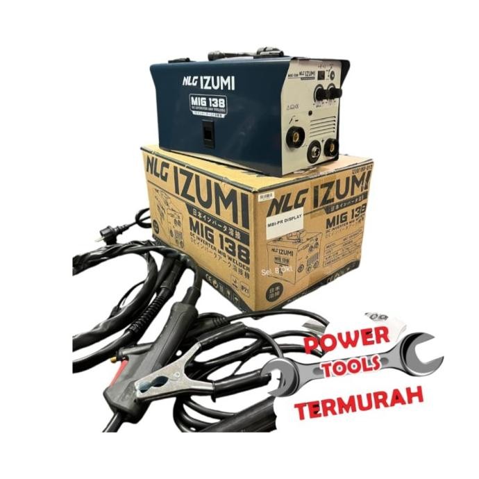 Mesin Las Izumi Mig 138 Gas Less Las Co2 Tanpa Gas 450 Watt New Stok