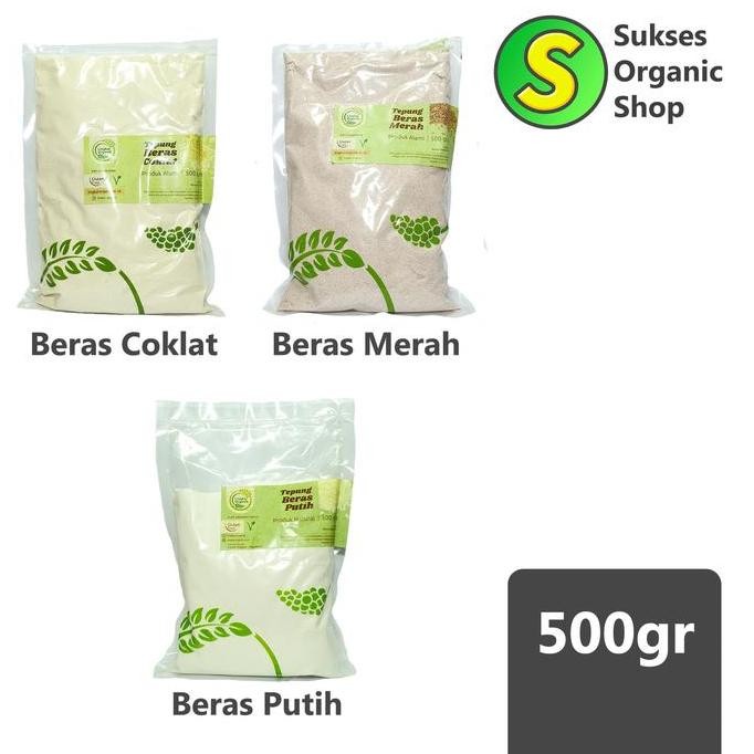 

Terlaris Tepung Beras Varian Putih/Coklat/Merah | Lingkar Organik | 500Gr